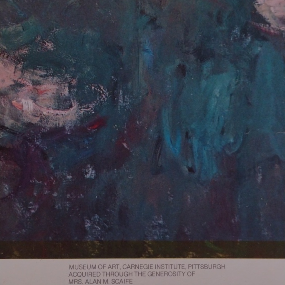 "Nympheas"-(Right Panel)#7153 by C.Monet-Museum Of Art(Carnegie, Pittsburgh)Art